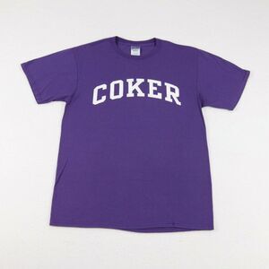 Coker University Shirt Adult Medium Jerzees Heavyweight Blend Purple